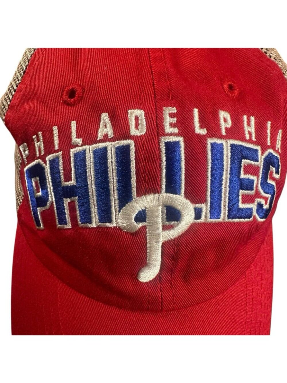 Philadelphia Phillies SnapBack  Trucker Cap Hat New With Tags MLB Embroidered - Picture 4 of 8